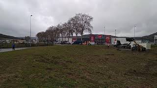 Campement des gilets jaunes démantelé à la Zac dAugny  Metz [upl. by Ruel]