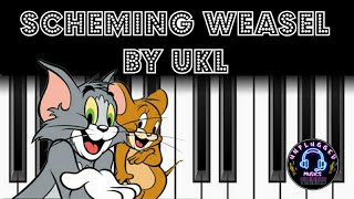 KEVIN MACLEOD  SCHEMING WEASEL  PIANO TUTORIAL  UKLOGITH [upl. by Nosned]