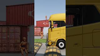 BeamNGdrive  Trucks vs Speed Bumps🚚 [upl. by Odrarebe296]