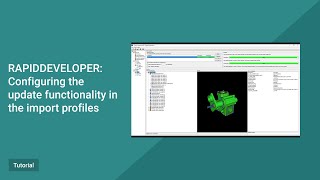 RapidDeveloper Tutorial Configuring the update functionality in the import profiles [upl. by Collis]