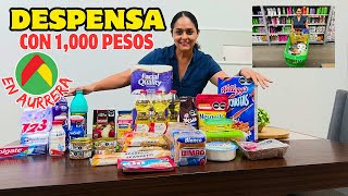 🔥 Despensa con 💲1000 pesos AURRERA🔥 [upl. by Aicul]