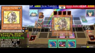 YUGIOH GX TAG FORCE 2 SYRUS TRUESDALE VS JESSE ANDERSEN 62414 [upl. by Najar]