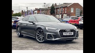 Used Audi A5 20 TDI 35 S line Sportback S Tronic  Motor Match Stockport [upl. by Nywde503]