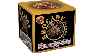 BROCADE 25 SHOT  HOT FIREWORKS  FCC1075 [upl. by Ahsiena]