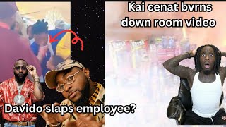 Davido Slaps Bouncer Video  Kai Cenat and Mr Beast stream linkup  Fireworks explosion [upl. by Amsirac]