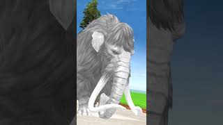 Woolly Mammoth vs White Mammoth Big Fight shortvideo lion mammoth buffalos animalsepicbattle [upl. by Allcot]