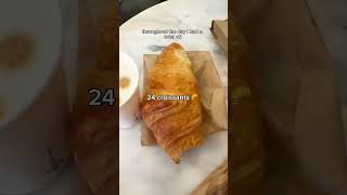 ONLY EATING CROISSANTS IN PARIS FOR A DAY shorts [upl. by Noryahs]