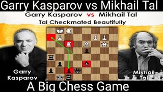 Mikhail Tal vs Garry Kasparov Tal chess game Tal best games Garry Kasparov chess gamechess tal [upl. by Otineb]