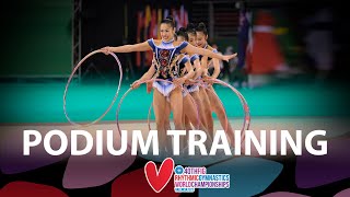 2023 Rhythmic Gymnastics World Championships Valencia ESP – Podium Training [upl. by Gnoy]