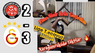 Fanatik Fenerbahçeli Galatasaray Maçı İzlerse  Tepki Videosu  Karagümrük 23 Galatasaray keşfet [upl. by Undine]