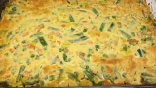 New Recipe  Weight Watcher Friendly  Chicken Pot Pie Casserole [upl. by Aneram276]