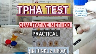 TPHA Syphilis Practical step by stepQualitative method explained in an easy wayHindi amp Urdu [upl. by Namso]