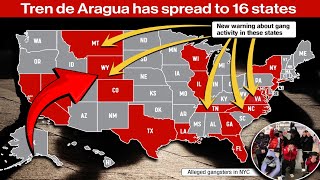 Tren de Aragua has already set up shop in these 16 states Homeland Security warns [upl. by Olga287]