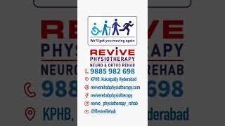 INDIAS BEST PHYSIOTHERAPY REHABILITATION CENTRE  REVIVE  9885982698 [upl. by Luapnhoj]