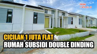 SUMPAH INI RUMAH MURAH CICILAN CUMA 1 JUTA FLAT SAMPAI LUNAS [upl. by Spragens]