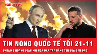 Tin nóng Quốc tế tối 2111 Nga nã tên lửa đạn đạo trả đũa Ukraine khiếp sợ báo động toàn quốc [upl. by Karolina]