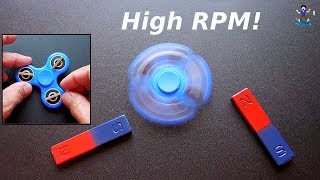 quotFree Energyquot Magnetic Fidget Spinner Motor Real [upl. by Nohsav]