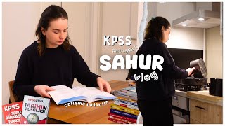 SAHUR VLOG I KPSS ÇALIŞMA RUTİNİM I STRATEJİK TEKRAR I KPSS KAYNAKLARI I SOHBET [upl. by Ymme478]