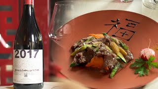 “PASSOROSSO” ETNA ROSSO DOC AND STIRFRIED BEEF FILLET WITH VEGETABLES [upl. by Barcus]