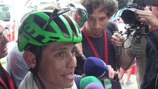 Esteban Chaves  20th stage Vuelta a España 2016  Postrace interview [upl. by Elockcin]