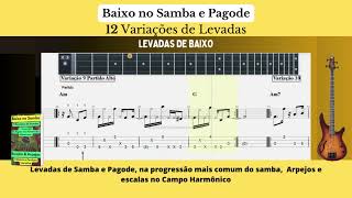 Levadas de Baixo 12 Variações  Partitura Falta Você [upl. by Cristi]