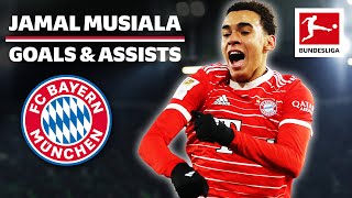 Jamal Musiala  All Goals and Assists 202223 [upl. by Anthony]