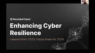 Cyber Resilience 2024 Strategies amp Lessons from 2023 [upl. by Yenal521]