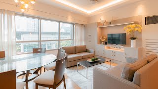 The Residences at Greenbelt Makati  A Stylish 3Bedroom Condo  FOR RENT  TrueLiving Realty [upl. by Oberg954]