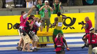 Usain Bolt 100m World Record Berlin 2009 958 [upl. by Ahsieuqal]