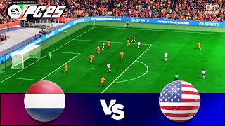 FC 25 NETHERLANDS w vs USWNT  Dec 3 2024  International Friendly  PS5 Gameplay [upl. by Inafit445]