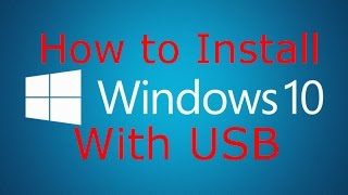 How to Install Windows 10 with USB and Setup [upl. by Subak]