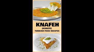 Knafeh  Kunefe Recipe [upl. by Abana]