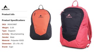 REVIEW TAS EIGER CRUX 16L BASIC DAYPACK  TAS EIGER 16 LITER  910003887 [upl. by Sublett]