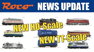 MODEL RAILWAY NEWS  ROCO August 2024 HOScale amp TTScale new models [upl. by Nodgnal283]