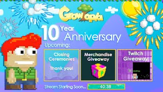 Growtopia Live Anniversary Special Closing Program [upl. by Hannus]