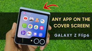 Galaxy Z Flip 6  How To Use Any App On The Cover Screen [upl. by Nolyd]