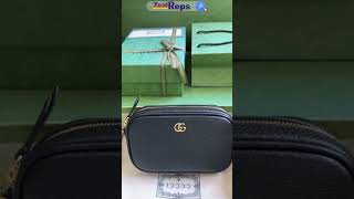 Gucci GG Marmont Super Mini Shoulder Bag 772759 Black [upl. by Oeht609]