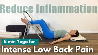 Yoga for Intense low back pain  gentle sciatica and slipped disc relief [upl. by Maida]