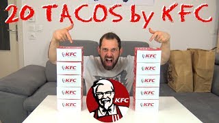 10 DOUBLE TACOS BY KFC CHALLENGE [upl. by Anaujik]