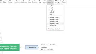 EdrawMind Tutorial  Numbering [upl. by Claudius300]