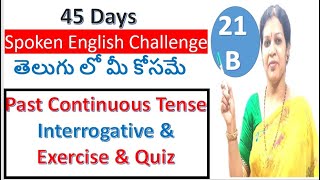 45 Days Spoken English Challenge For Beginners Day 21 Part  B [upl. by Serra]