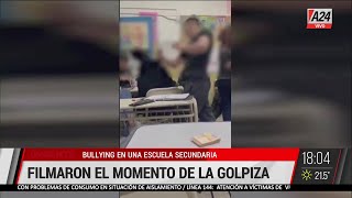 🚨ALUMNO BOXEADOR MOLIÓ A GOLPES A UN COMPAÑERO EN UN SECUNDARIO [upl. by Rukna]