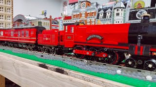 Custom Lego Hogwarts Express Train Moc [upl. by Dranal]