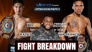 KAZUTO IOKA VS JOSHUA FRANCO PREDICTION [upl. by Aciraj]