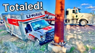 Brand new truck loses fight with a power pole [upl. by Cressida209]