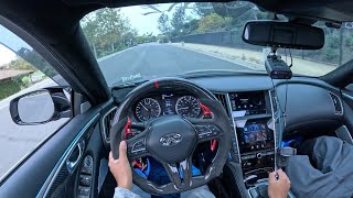 2022 Infiniti Q50 POV 4K Driving Impressions [upl. by Boonie]