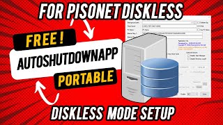 Free Portable Autoshutdown App Diskless Setup [upl. by Ahseei]