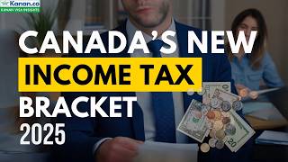 Canadas New Income Tax Bracket 2025  Kanan Visa Insights  Study Abroad News [upl. by Aracaj]