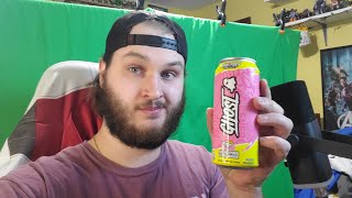 Ghost Energy Sour Pink Lemonade Review [upl. by Ietta]