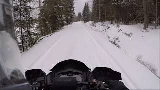 Snowmobiling Old Forge NY 3218 [upl. by Enilrahc503]